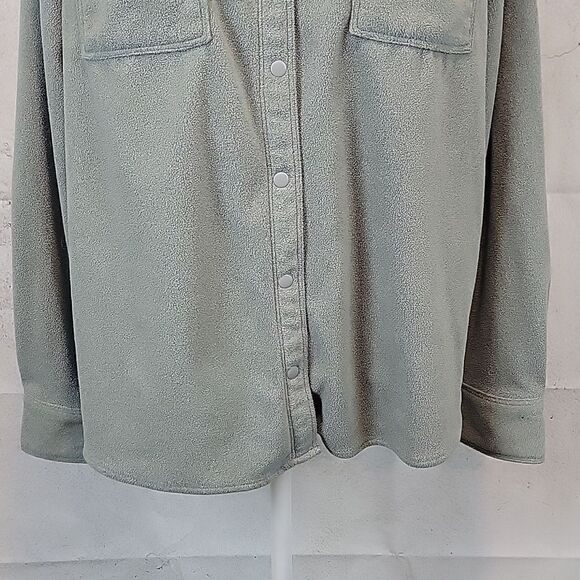 Natural Reflections Grey Long Sleeve Collar Button Down Shirt Women's Size SP - Picture 3 of 10